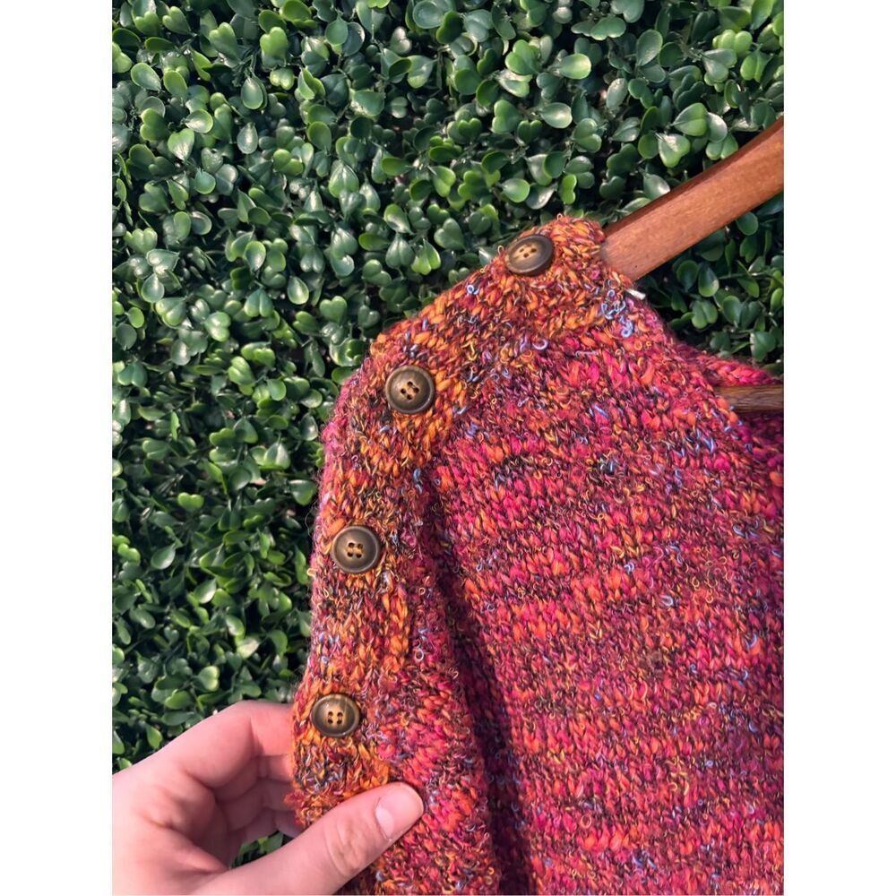 Sundance Colorful Wool Blend Sweater Sz XL Lightweight - Picture 2 of 4